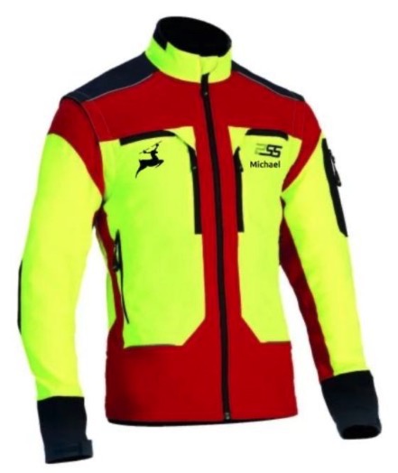 Jacke Vorderseite Teamkleidung